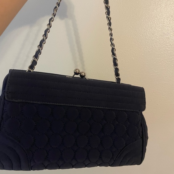 Elegant Navy Vera Bradley Quilted Women's Bag - Picture 2 of 10